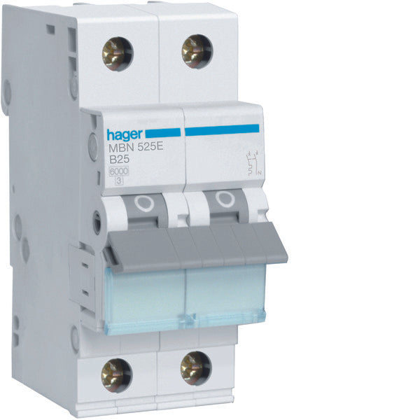 Hager MBN Circuit Breaker - MBN525E