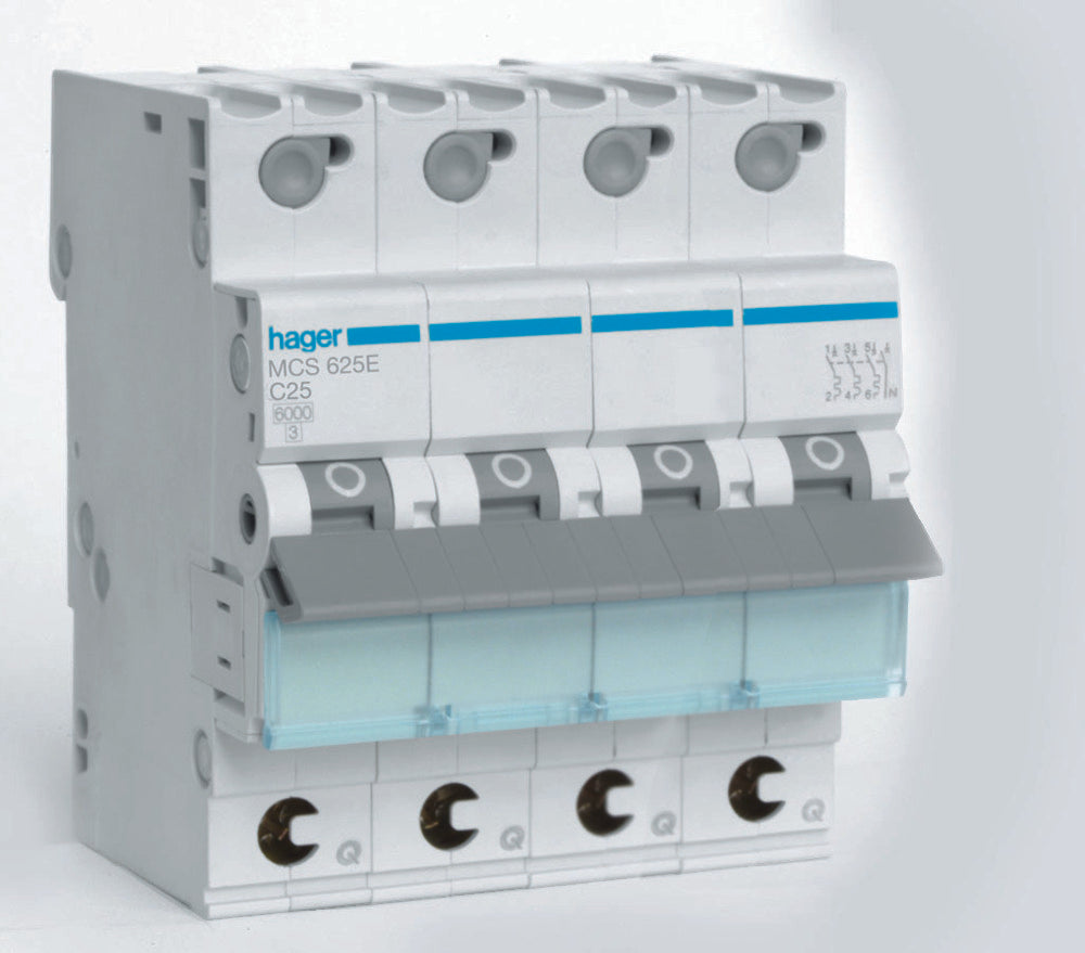 Hager Quickbusbar Circuit Breaker - MCS625E