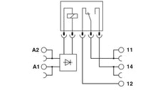Phoenix Contact PLC Auxiliary Relay - 2966184