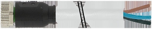 MURR Sensor/Actor Cable With Connector - 7000-08061-2311000