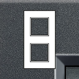 Legrand Bticino Cover Frame Switchgear - BTLNA4802M2AR