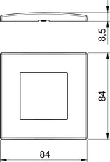 OBO Cover Frame Switchgear - 6119322 [2 Pieces]