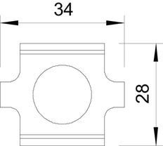 OBO GR-Magic Connector Cable Support System - 6016596 [20 Pieces]