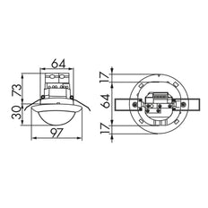 BEG Luxomat Motion Switch (Complete) - 92586