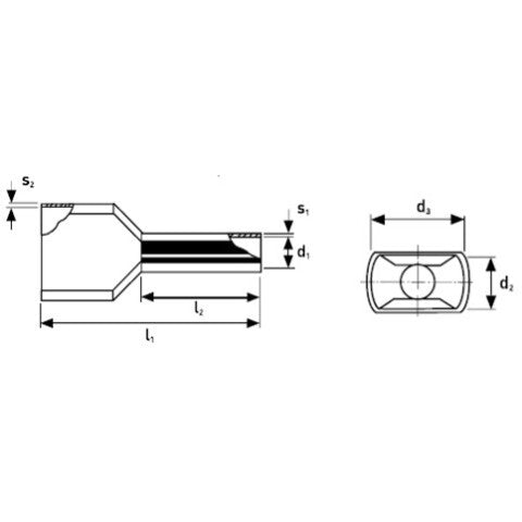 Knipex Wire End Sleeve - 97 99 376 [50 Pieces]
