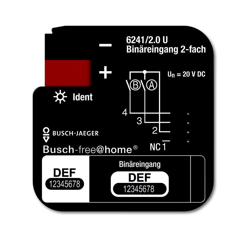ABB Busch-Jaeger Busch-FreeAtHome Binary Input Bus System - 2CKA006220A0004