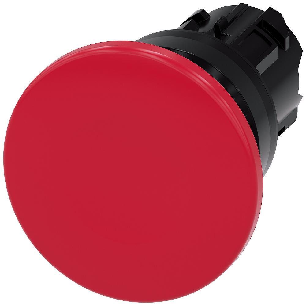 Push Button Front Siemens Push Button Front Element (Mushroom) - 3SU10001BD200AA0 ...