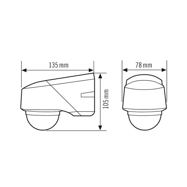 ESYLUX Motion Switch (Complete) - EM10015212