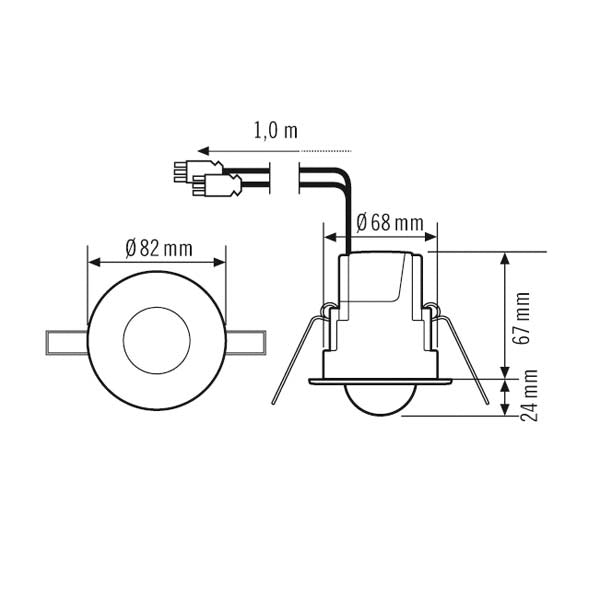 ESYLUX Compact Express Motion Switch (Complete) - EP10510014 | Tameson.com