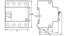 Doepke Ground Fault Circuit Interrupter - 09134817HD