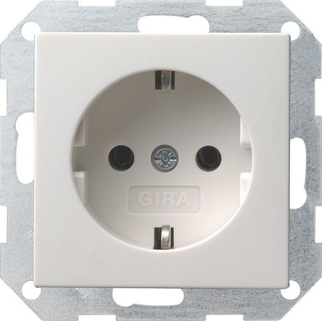 Gira System 55 Wall Socket Outlet (WCD Switchgear) - 018803