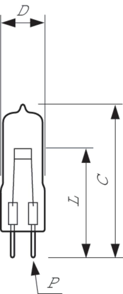 Philips Focusline Halogen Studio, projection And photo lamp - 40981250