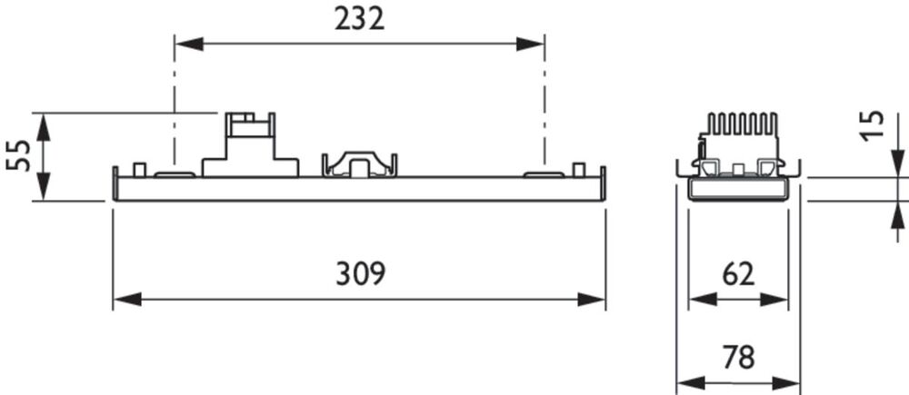 Philips Maxos fusion Eelektra Supply Housing For Lighting Fixture - 99833500