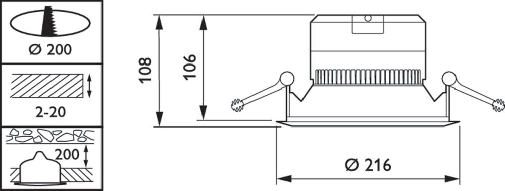Philips Coreline Downlight/spotlight/floodlight - 32592700
