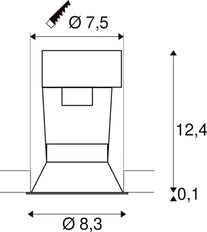 SLV Horn Downlight/Spotlight/Floodlight - 112911