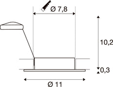 SLV New Tria Downlight/Spotlight/Floodlight - 113441