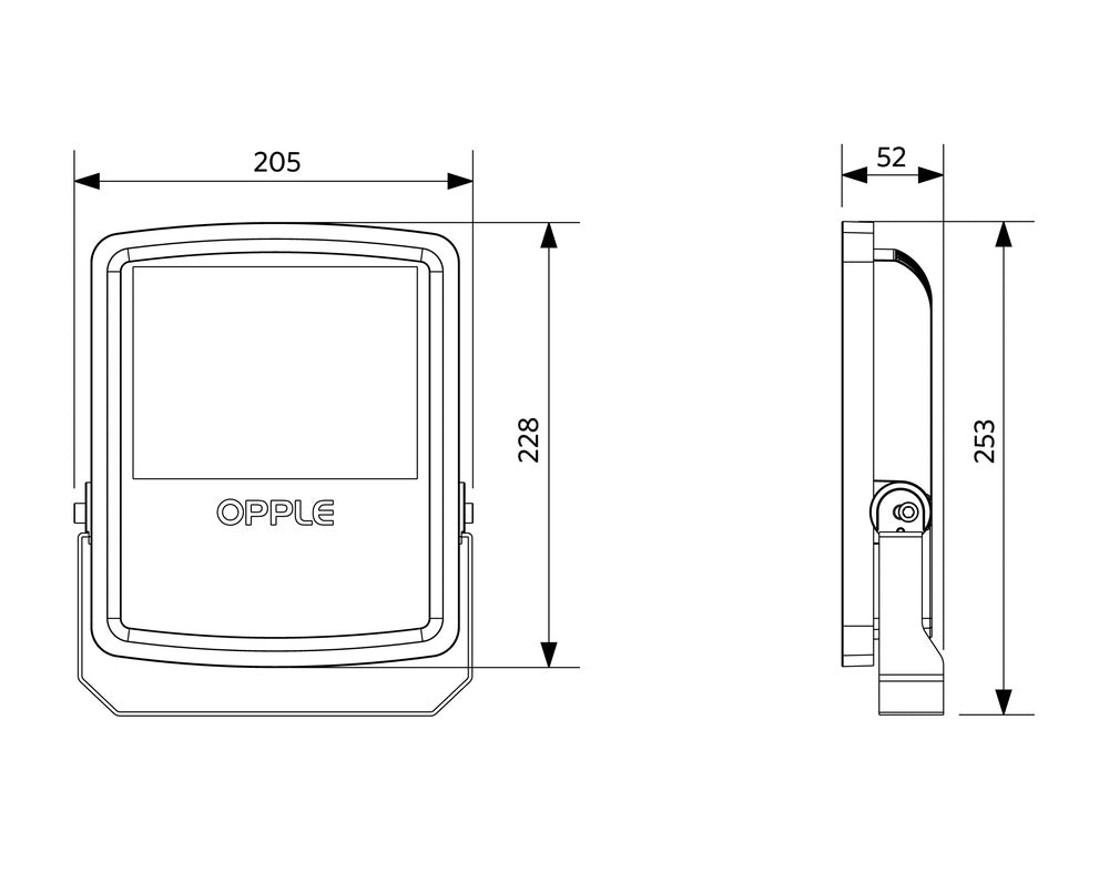 Opple LED Floodlight Downlight/Spotlight/Floodlight - 543017011700