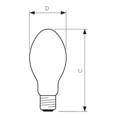 Philips Master High-pressure sodium vapor lamp - 18040100