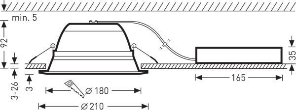 Trilux Downlight/Spotlight/Floodlight - 6914040
