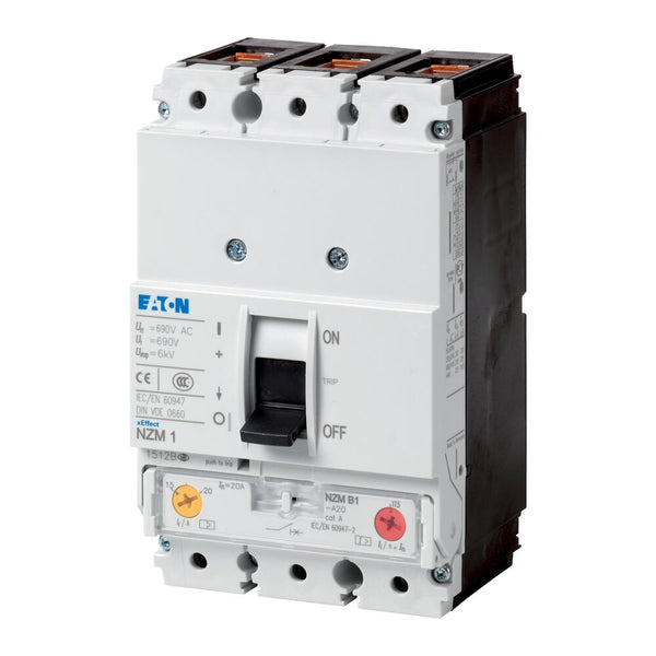 AK￥B Eaton Circuit-Breaker NZMC1-A100 3P 100A 36KA IEC - 271396