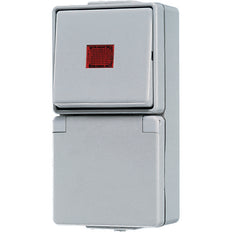 Jung WG600 Combination Switch With Control Lamp - 676KOW