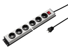 Martin Kaiser 6-Way Power Strip with 35 Degree Earthing Contact Switch - 1056ZL6L-SW15