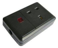 Ratio Electric UK Coupler 13A Black - 70390