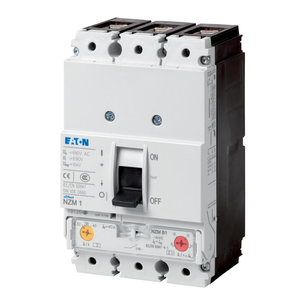 Eaton Circuit Breaker 3P 40A Motor Protection NZMH1-M40 - 115450