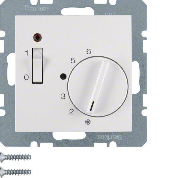 Hager Berker Room Thermostat 24V With Break Contact - 20318989