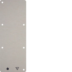 Hager Berker 3-Gang Base Plate - Fire Resistant - Surface Mount - White - 102132