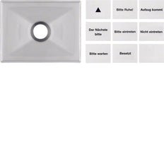 Hager Berker Lens For Push-Button And Pilot Light Signal E10 - 12470004