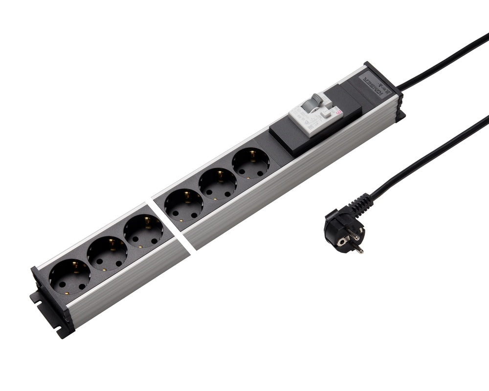 Gfecb Martin Kaiser 6-Way Power Strip With 16A GFCB And 3M Cable (European S ...