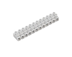 MK Martin Kaiser 12-Pole Terminal Block 25-4mm2 Pack of 10 - 722/NATUR [50 Pieces]