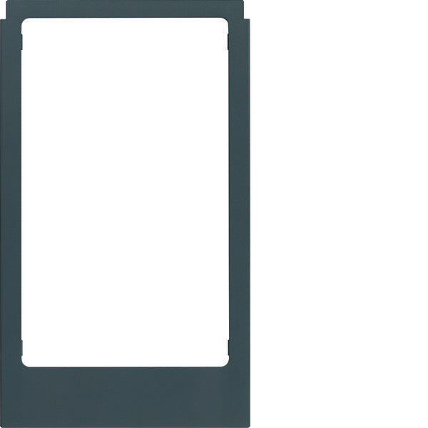 Large Angular Matte Anthracite Plastic Design Frame - WD2217 | Tameson.com