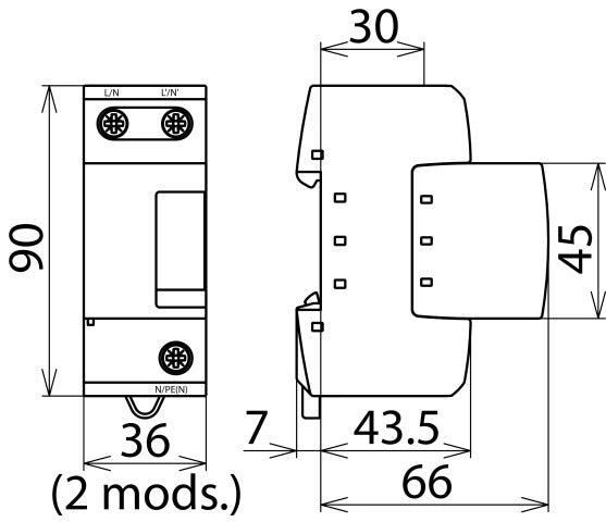 DEHNbloc M Lightning Current Arrester Type 1 150V - 961110