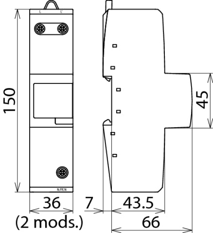 DEHNbloc Maxi Lightning Current Arrester Type 1 DBM 1 440 V AC - 961140