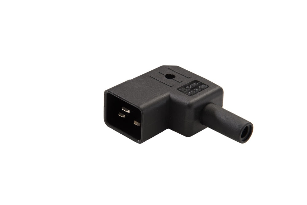 Exit Plug Martin Kaiser MK IEC C20 Appliance Plug 70 degrees 16A Left Cable Exit ...