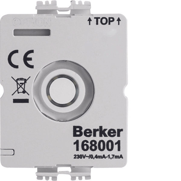 Hager Berker LED Module 230V For Rotary Switch Without N-Conductor - 168001