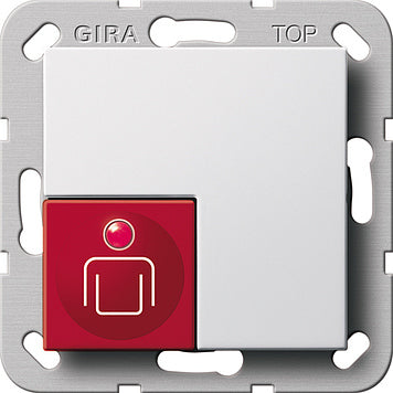 Gira Call Button System 55 Pure White - 290003