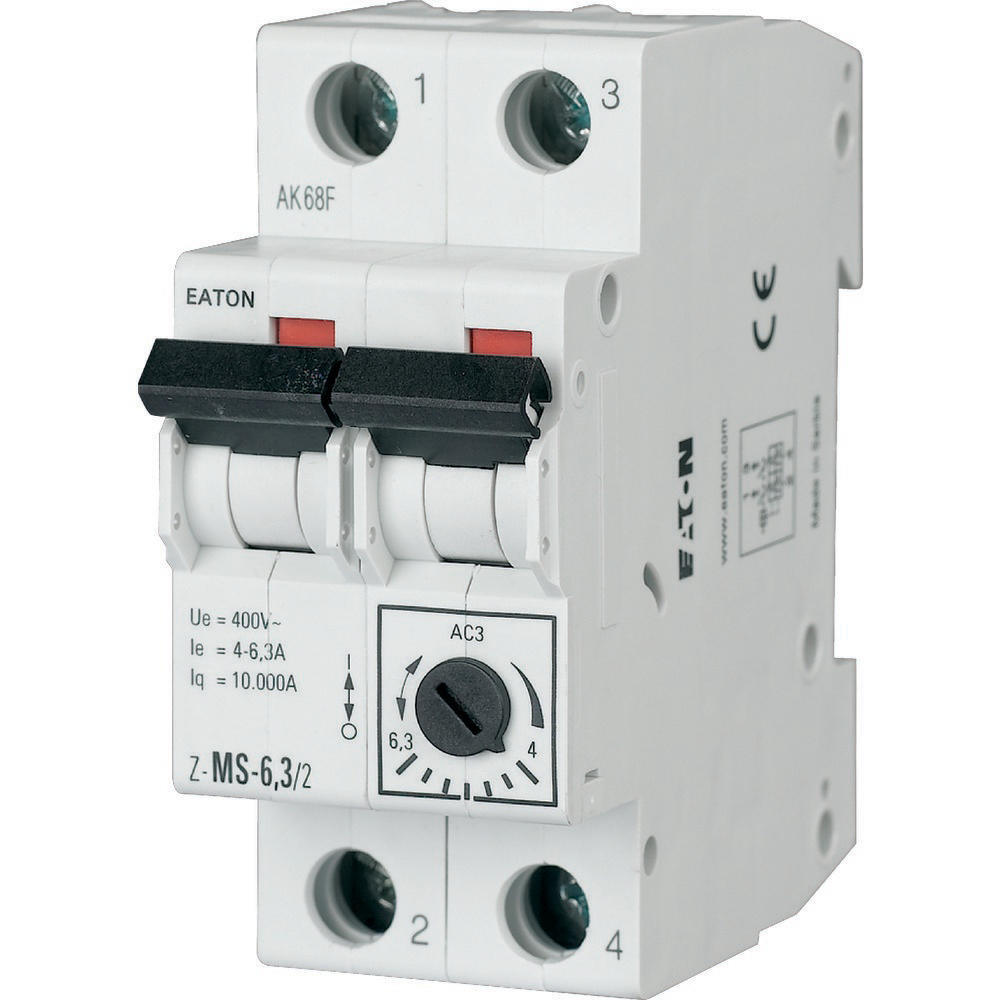 Eaton Motor Protective Circuit Breakers 16-25A 2P Z-MS-25/2 - 248400 ...