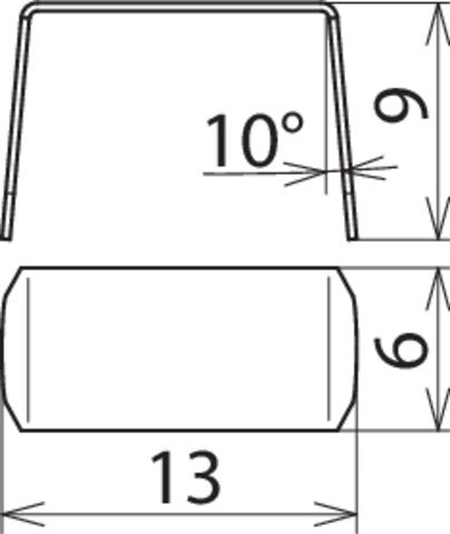 Dehn Number Insert 0 Stainless Steel Version 2A - 490000 [100 Pieces]
