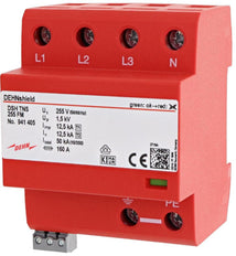 Dehn DSH TNS 255 FM Combined Arrester Type 1+2 For Three-Phase TN-S - 941405