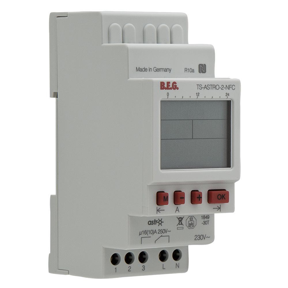 BEG TS-ASTRO-2-NFC Time Switch Clock 1 Channel - 93142 | Tameson.com