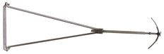 Adjustable Eaves Support For Rd 7-10mm StSt 1.25-1.55m By Dehn - 239009
