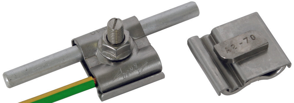 Dehn Uni Earthing Clamp With M8 Screw 4-50MM2 For Rd 8-10MM - 540250