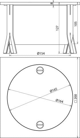 Dehn UF Test Joint Box StSt 200x200x105mm No Test Joint - 549091
