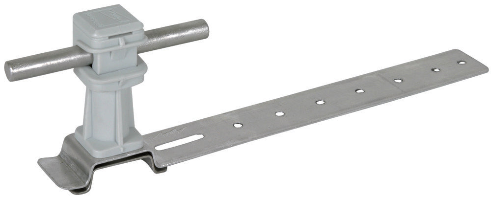 Dehn Roof Conductor Holder Al Plastic Grey H 36mm Rd 8mm L 205m - 204170 [2 pieces]