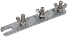 Dehn 3-Pole Earthing Busbar M10 With Wing Nut - 799019