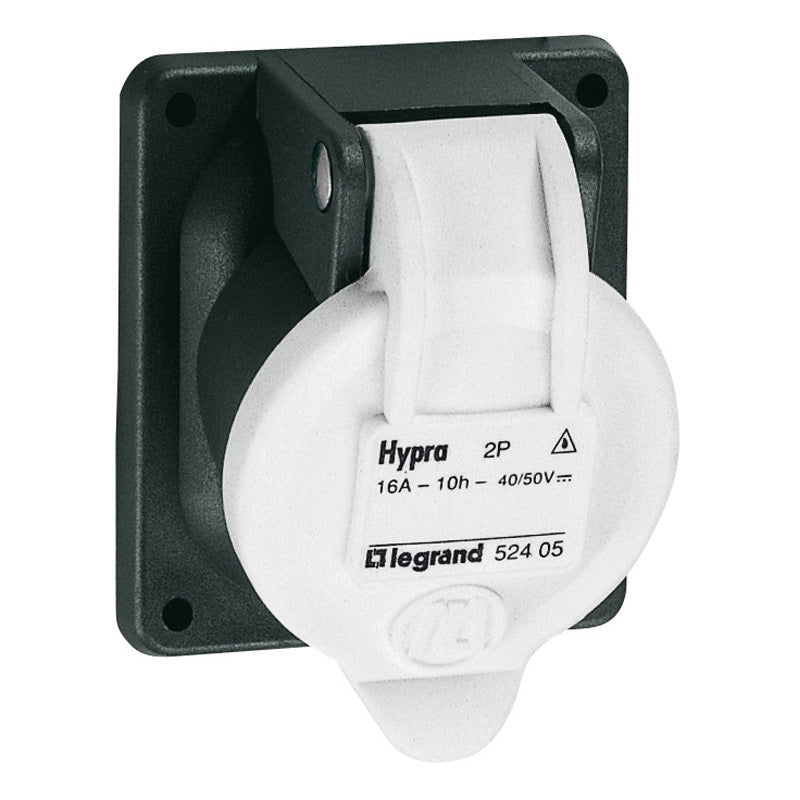 Legrand Inbuilt Outlet 24VDC 16A 3P Hypra IP44 Plastic - 052405 ...