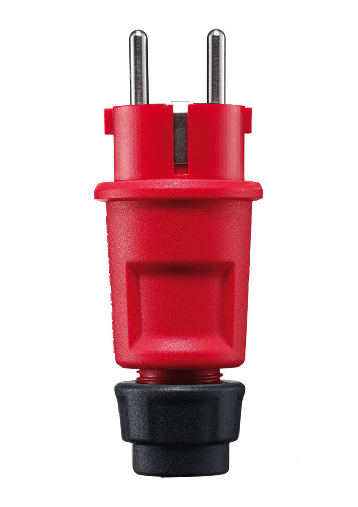 ABL 1519140 Red Plug With Earth Contact IP44 Thermoplastic - 1519-140 [2 pieces]